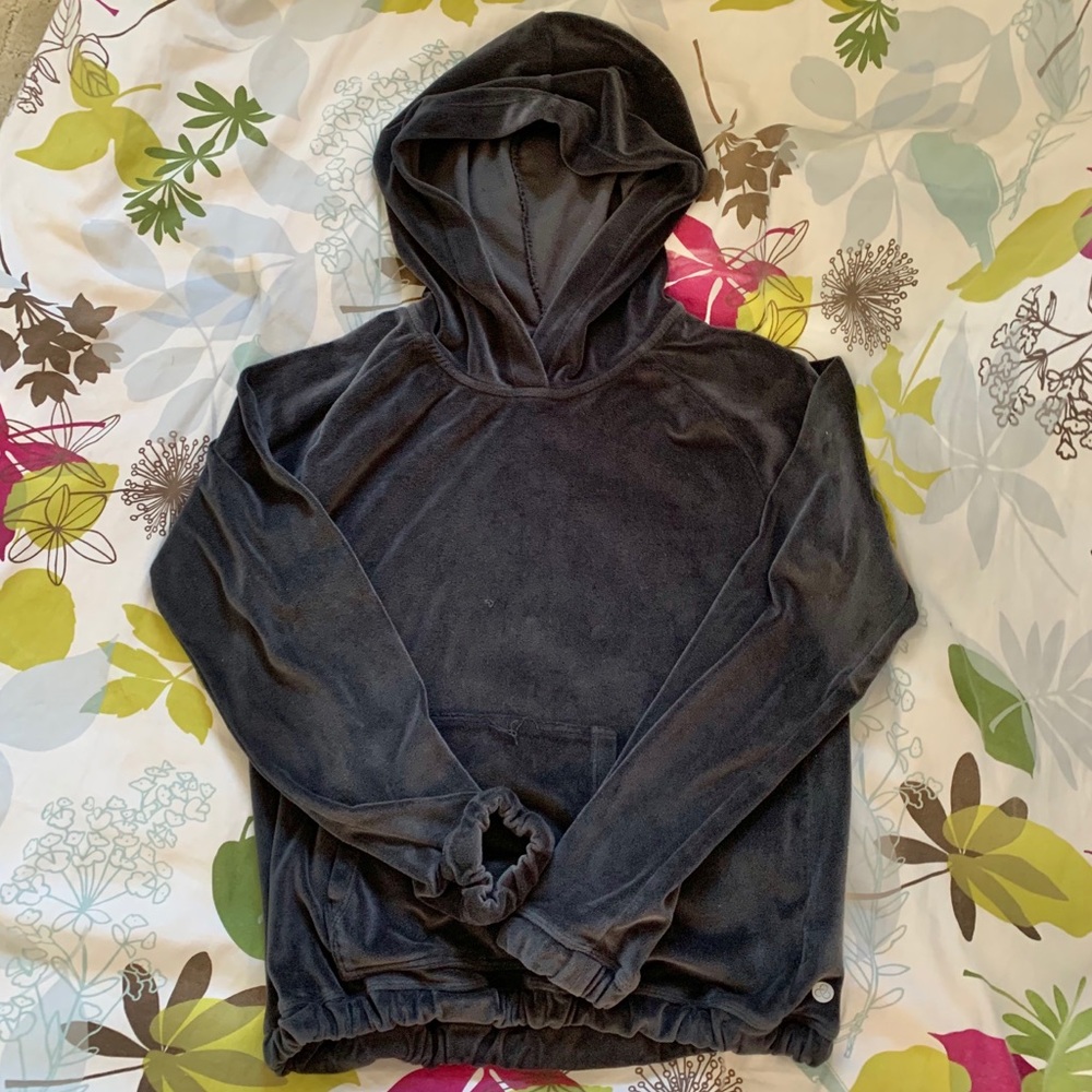 ZELLA girls velvet sweatshirt